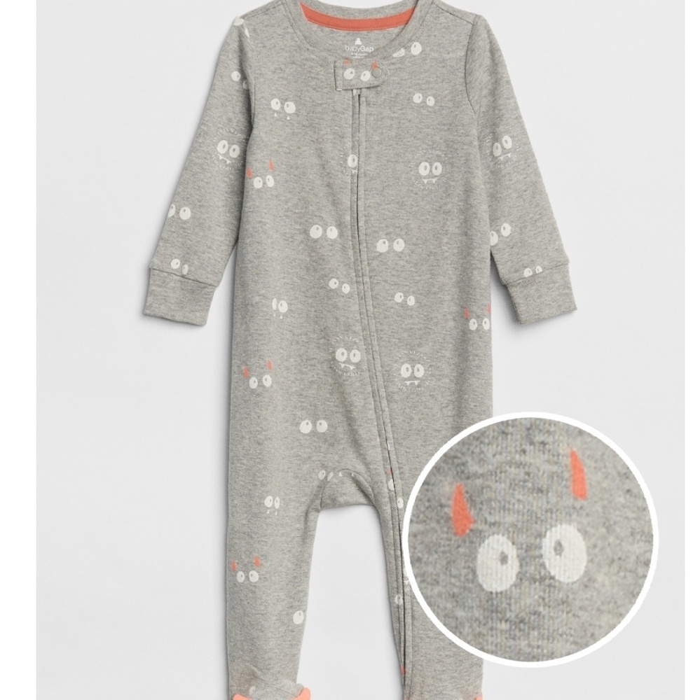 Monster Footed One-Piece - Picture 1 of 3